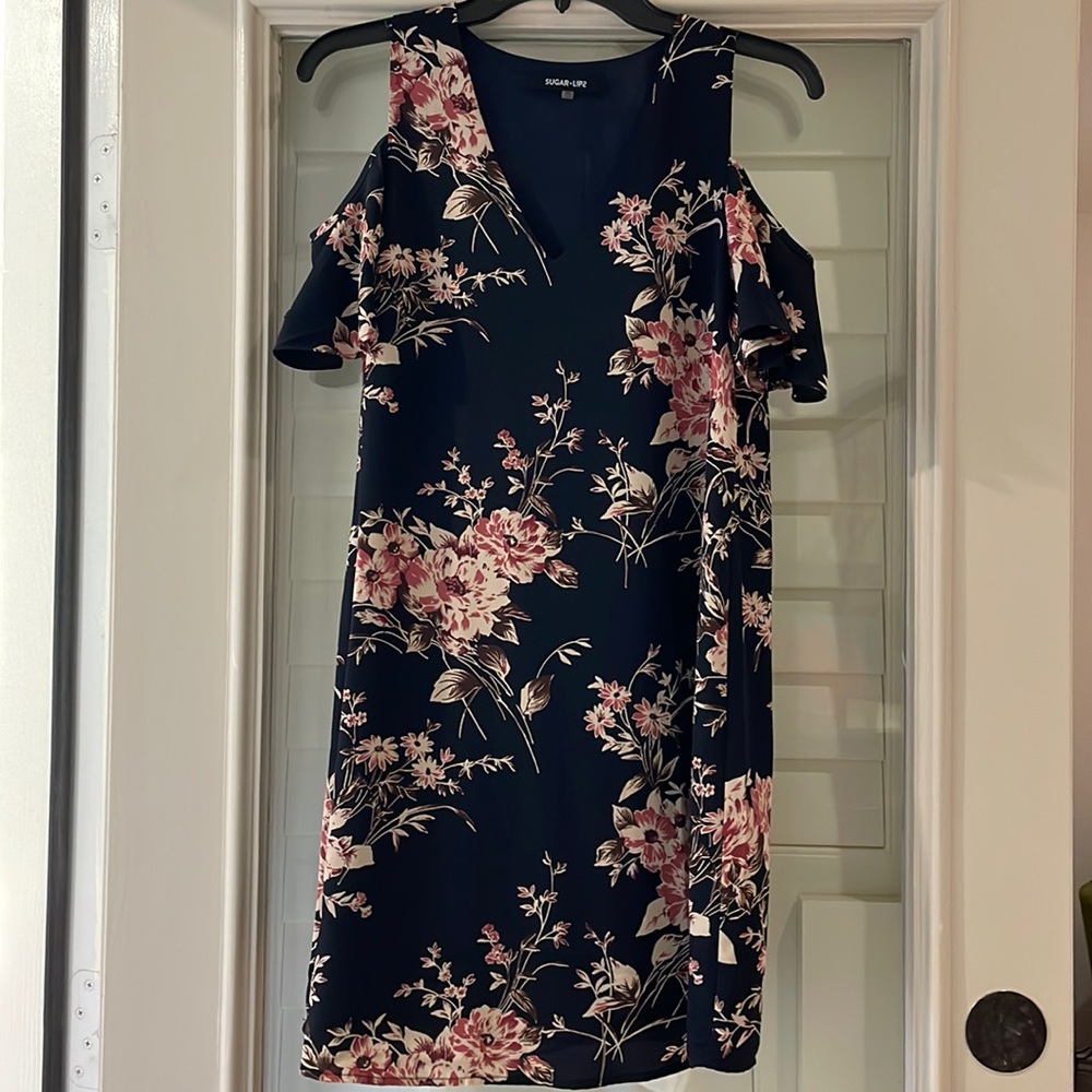 Sugar + Lips Cold Shoulder Dress